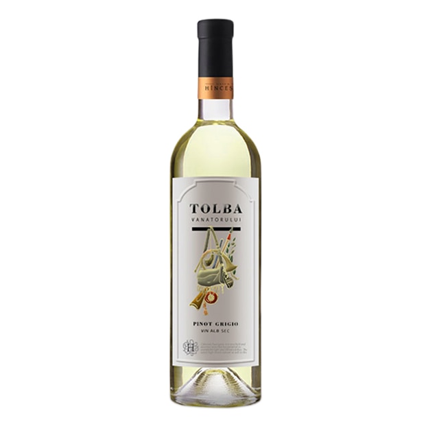 Vin Alb Sec, Vinaria Hincesti, Tolba Vanatorului Pinot Grigio 0.75l