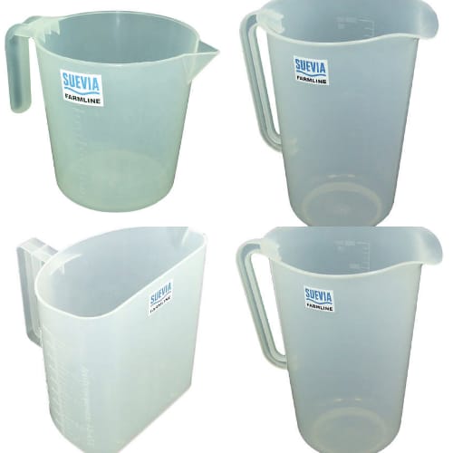 Set 4 cani gradate pentru lapte