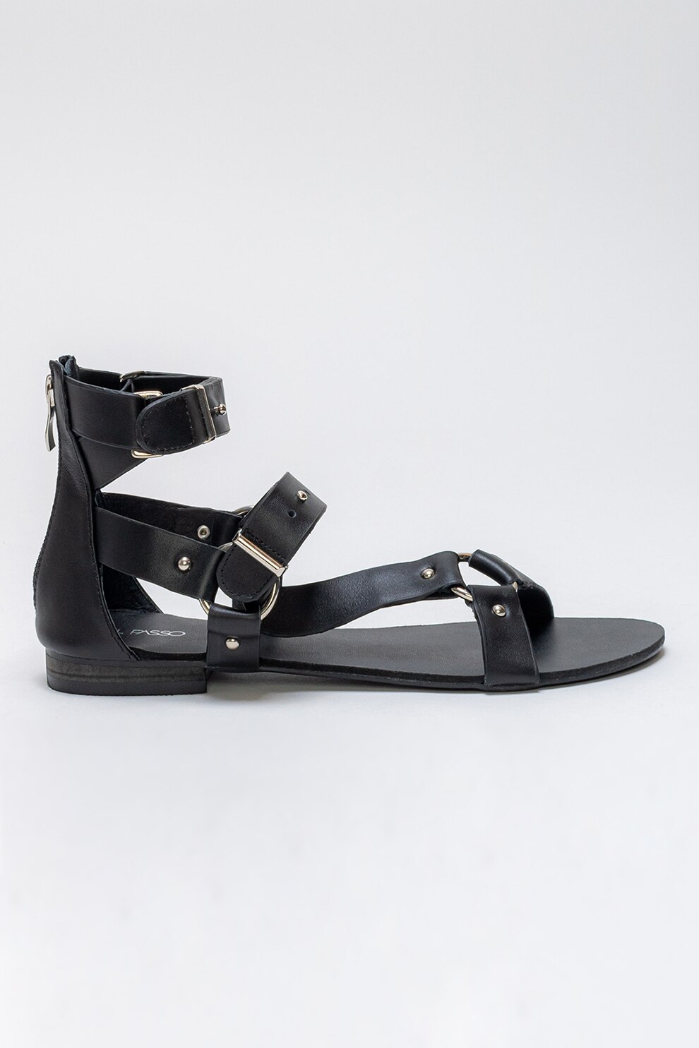 Il Passo, Sandale din piele cu bareta pe glezna Efren