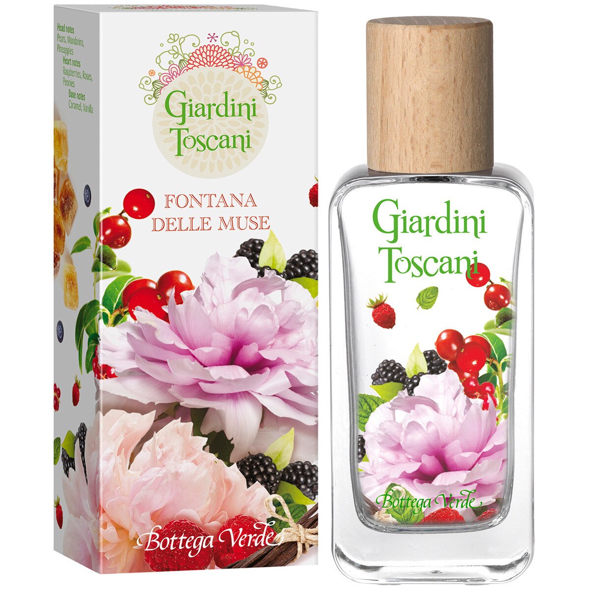Apa de toaleta Fontana delle Muse - Giardini Toscani, 50 ML, Bottega Verde