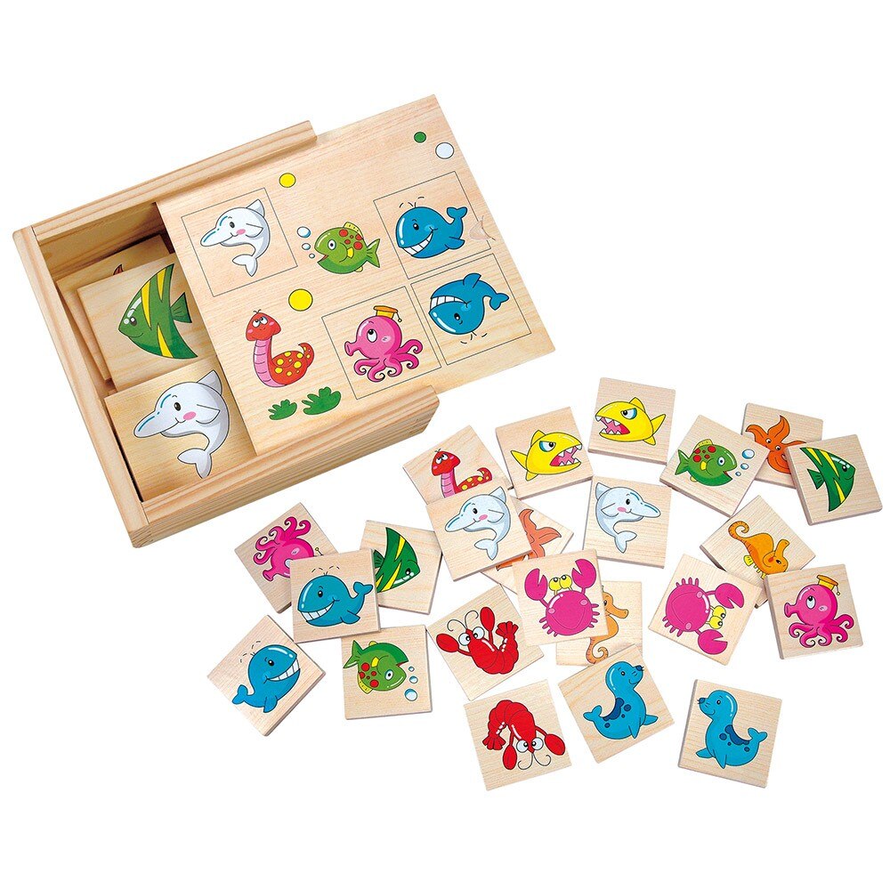 Joc de memorie - Lumea acvatica - Bino