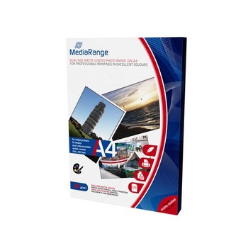 Hartie foto MEDIARANGE Mata Dual-Side, 200g/m2, A4, 50 coli Hartie foto MEDIARANGE Mata Dual-Side, 200g/m2, A4, 50 coli