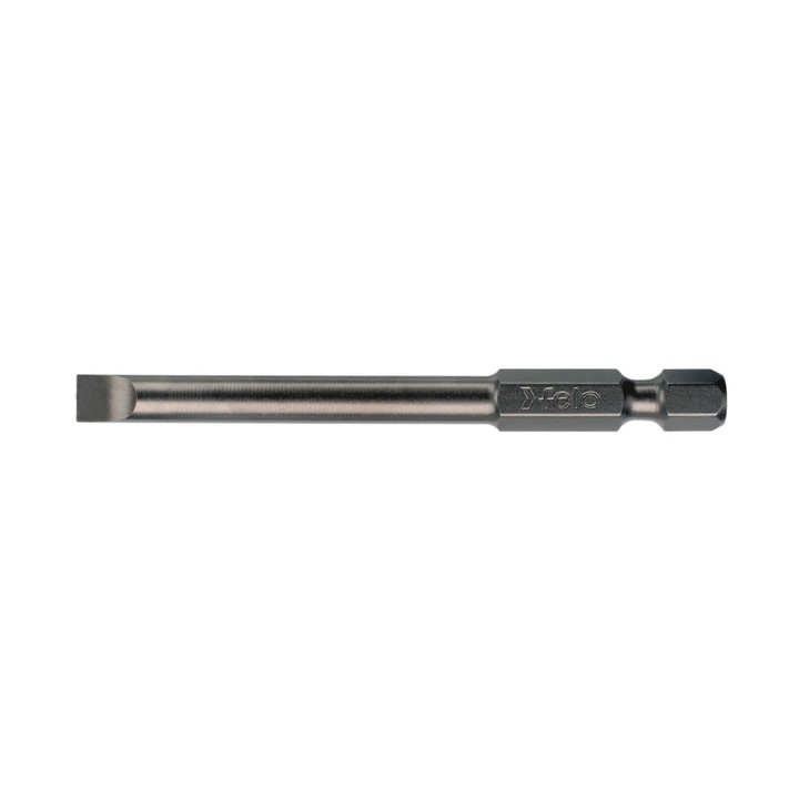 Bit INDUSTRIAL cu varf drept 1.2 x 6.5mm, lungime 73mm, prindere E6.3 1/4", Felo 03061710