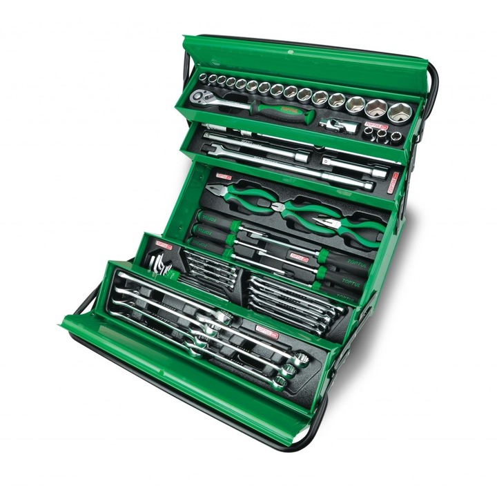 Trusa scule, 62 piese, Toptul