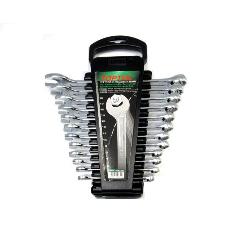 Set 12 chei combinate, Toptul 6-19mm