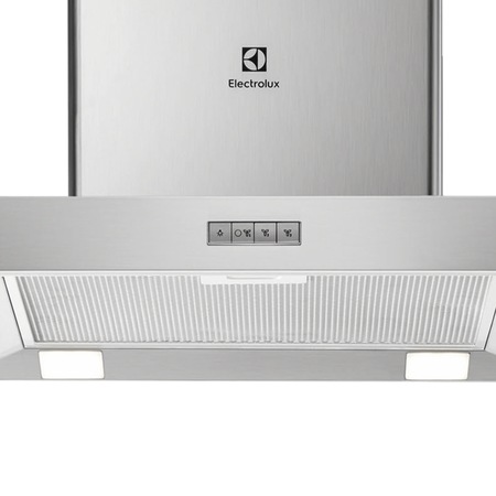Hota incorporabila decorativa Electrolux EFB60460OX, Putere de absorbtie 603 mc/h, 1 motor, 60 cm, Inox