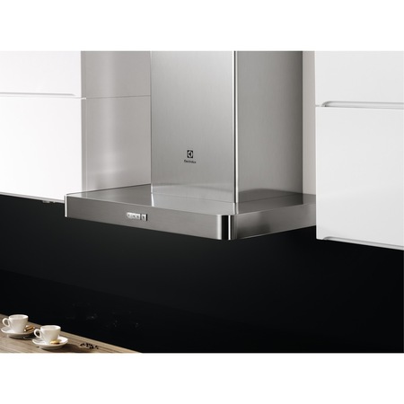 Hota incorporabila decorativa Electrolux EFB60460OX, Putere de absorbtie 603 mc/h, 1 motor, 60 cm, Inox