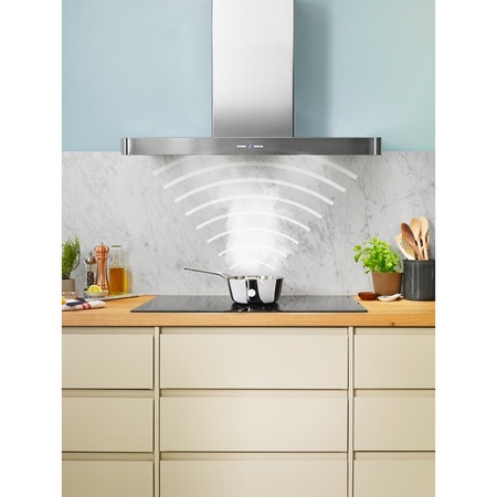 Hota incorporabila decorativa Electrolux EFF60560OX, Putere de absorbtie 603 mc/h, 1 motor, 2 viteze+2 intensiv, 60 cm, Inox