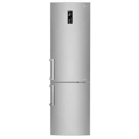 Combina frigorifica LG GBB60NSYFE, 343 l, Full No Frost, Clasa A+++, H 200 cm, Inox