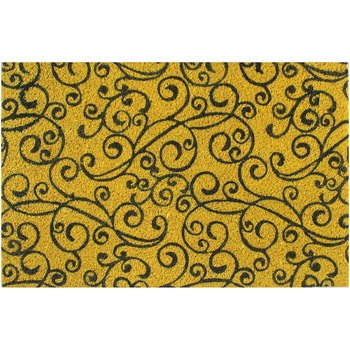 Stergator Common Unic Spot, 40x60 cm, fibre de cocos, baza PVC, galben Stergator Common Unic Spot, 40x60 cm, fibre de cocos, baza PVC, galben