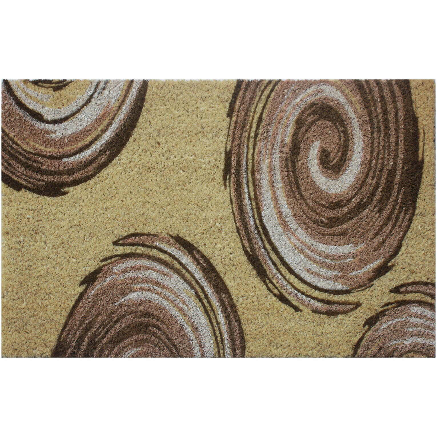 Stergator Common Unic Spot, 40x60 cm, fibre de cocos, baza PVC, design cerc