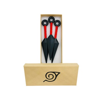 Set 3 cutite din plastic Kunai Naruto, Negru, 13 cm, Shop Like A Pro® Set 3 cutite din plastic Kunai Naruto, Negru, 13 cm, Shop Like A Pro®