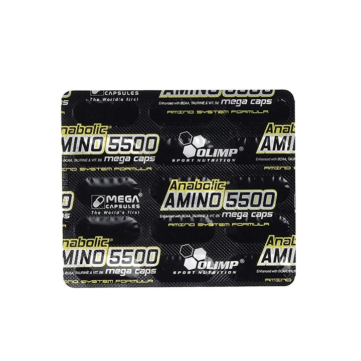 Хранителна добавка Olimp Sport Nutrition Anabolic Amino 5500, 30 капсули