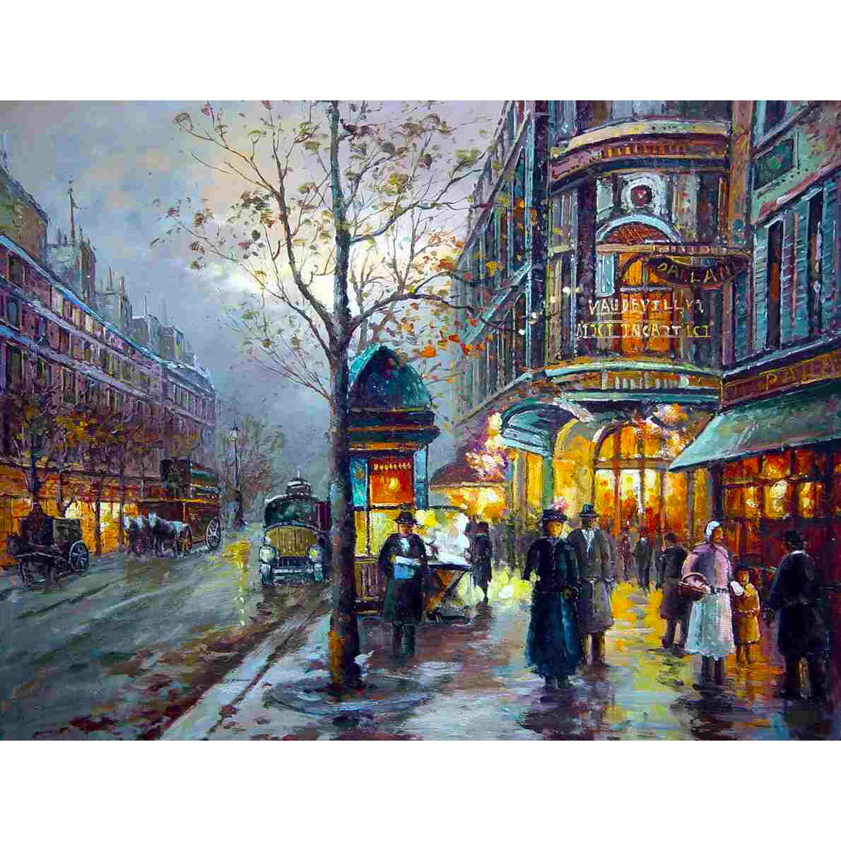 Set Pictura pe numere 40x50 cm, Panza din bumbac pe rama de lemn (PDP-2036)