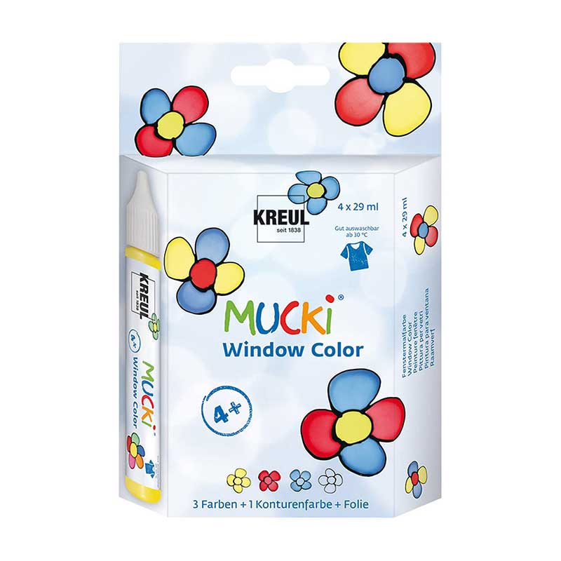 Set 4 culori Mucki Window Color, C. Kreul