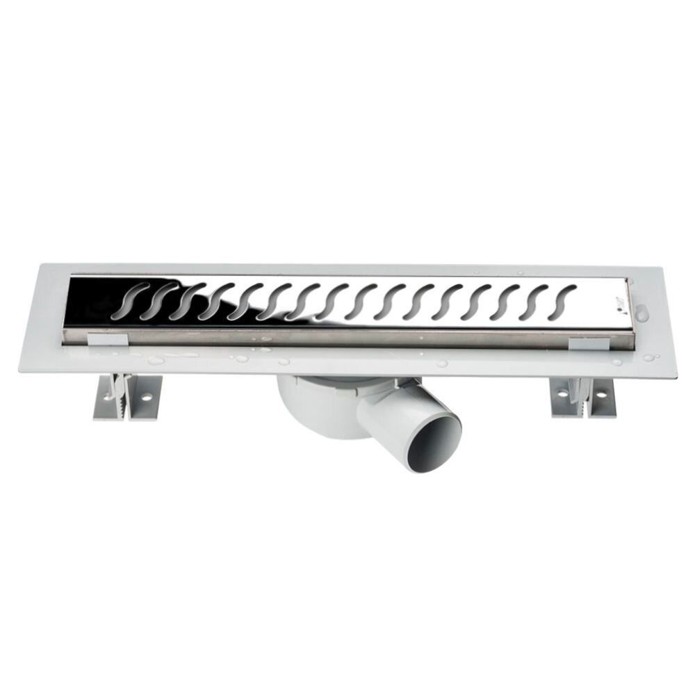 Rigola dus Optima cu gratar inox, 40cm