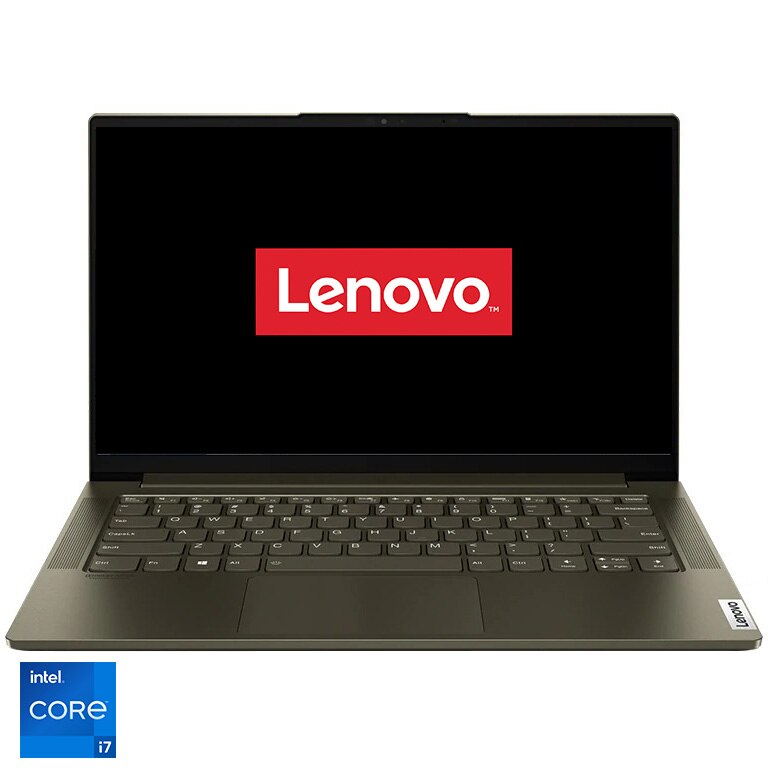 Laptop ultraportabil Lenovo Yoga Slim 7 14ITL05 cu procesor Intel Core i7-1165G7 pana la 4.70 GHz, 14