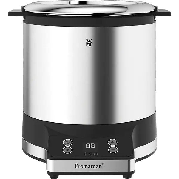 Aparat de gatit la aburi WMF Kitchenminis 415260011, 1l, 220W, Argintiu-Negru