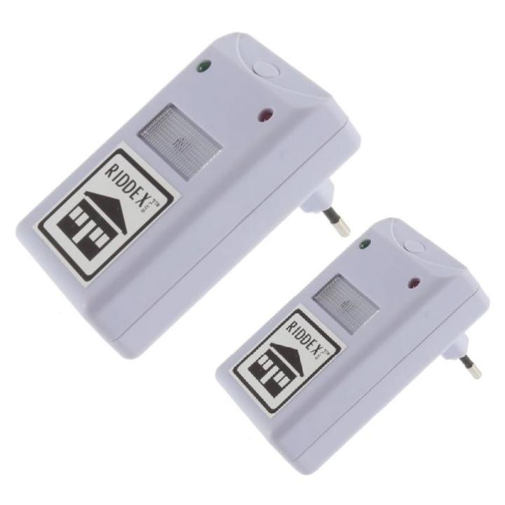 Set 2 aparate Riddex cu ultrasunete impotriva insectelor si rozatoarelor LMG