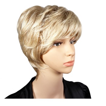 Peruca dama, fibra sintetica, cu aspect natural, blond deschis Peruca dama, fibra sintetica, cu aspect natural, blond deschis