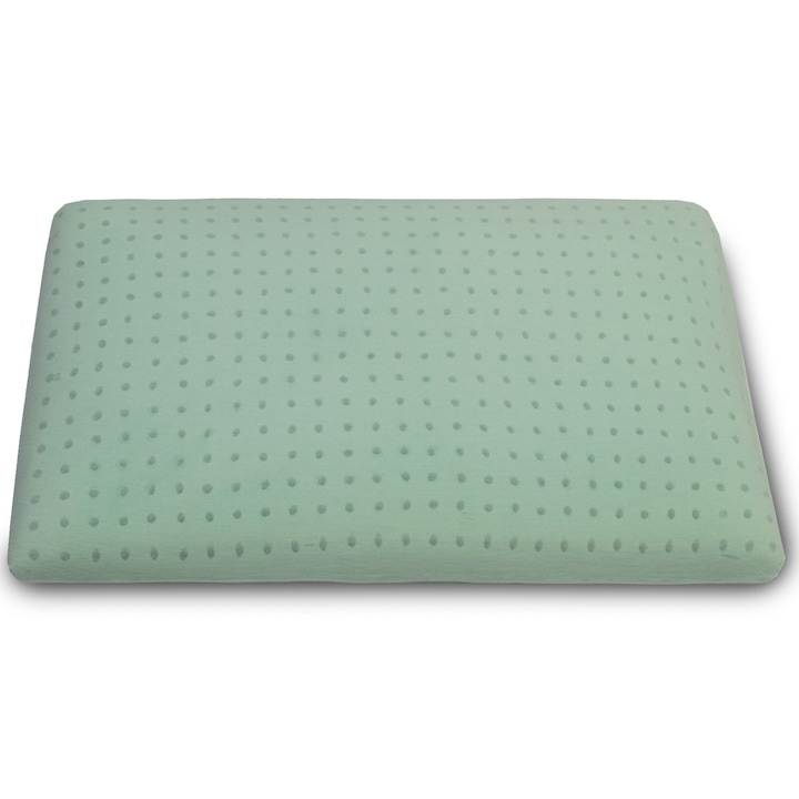 Perna Ultrasleep Memory Green Somnart, 42x72x13 cm