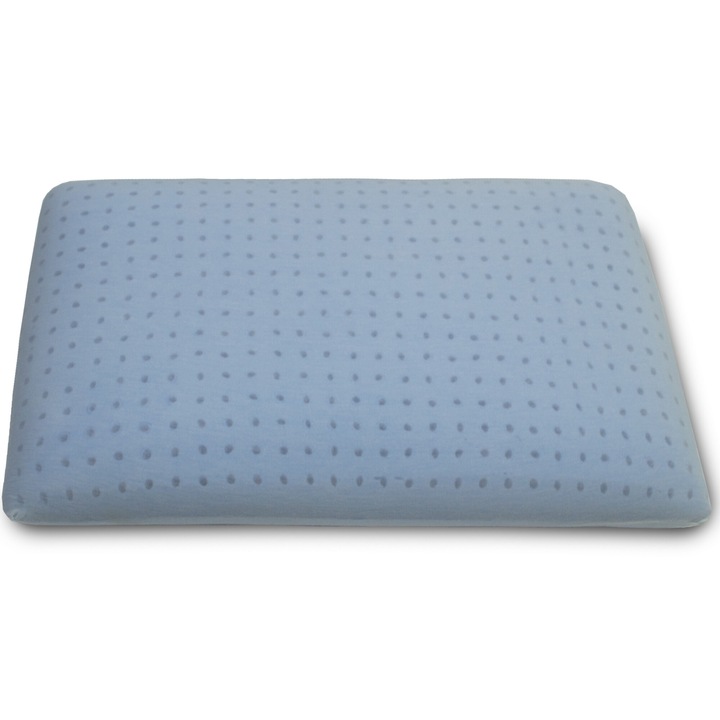 Perna Ultrasleep Memory Blue Somnart, 42x72x13 cm