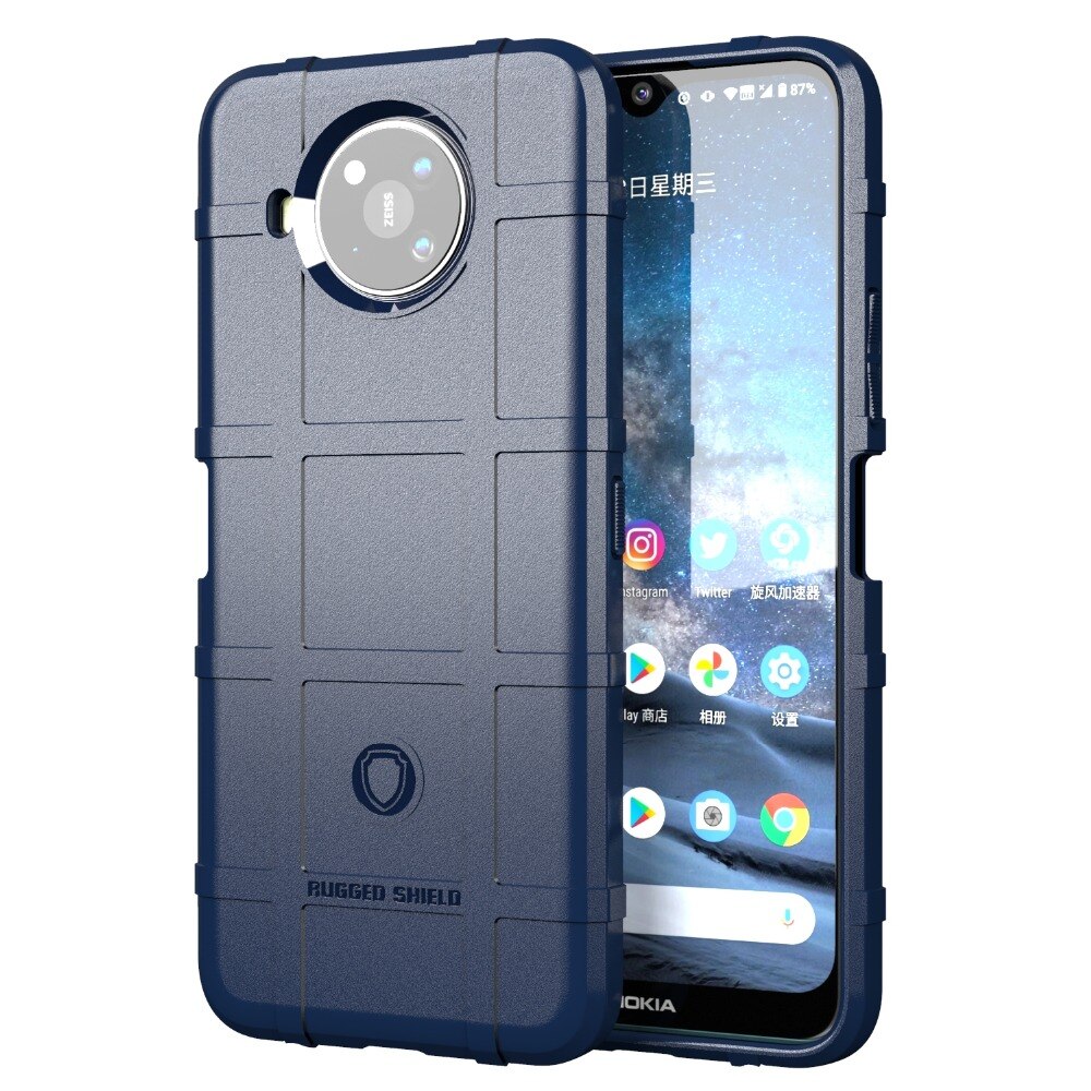 Husa pentru Nokia 8.3 5G armor rugged square blue