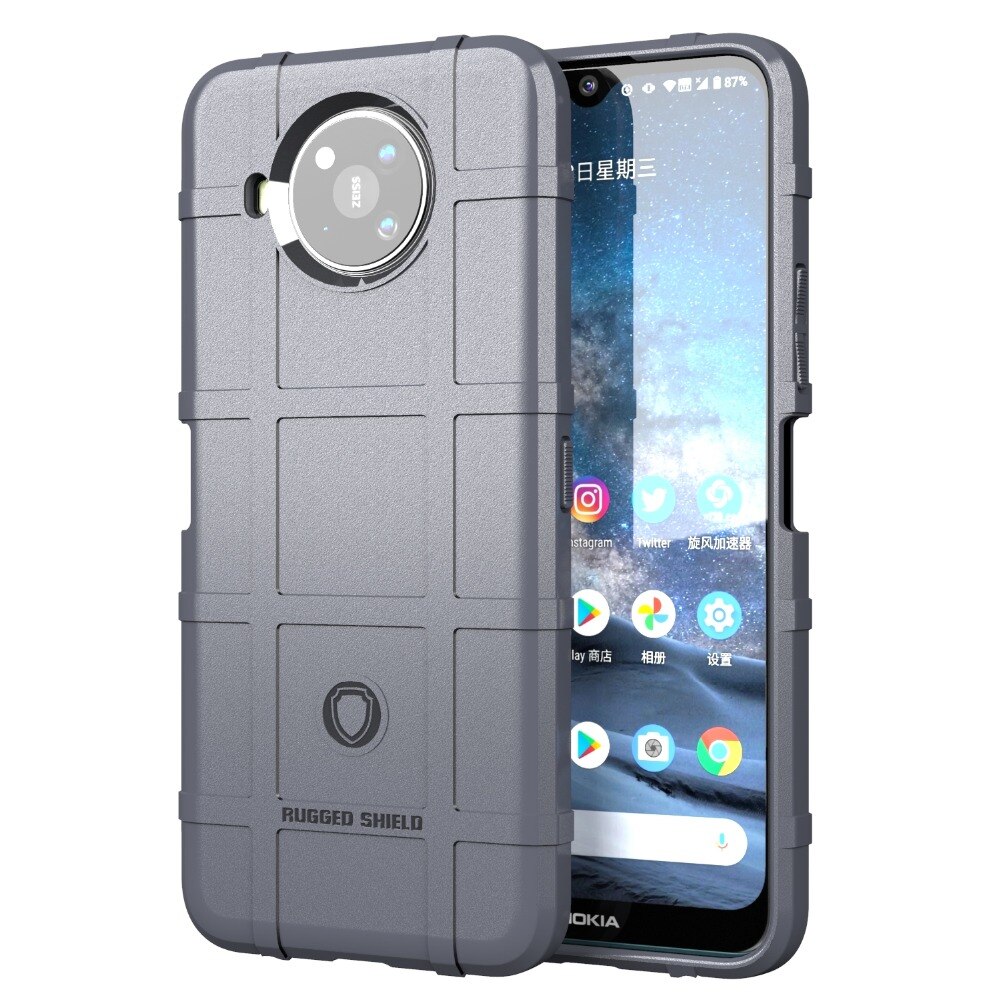 Husa pentru Nokia 8.3 5G armor rugged square grey