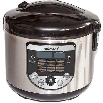 Multicooker DELIMANO 105973384, 5l, 700W, 18 programe, Argintiu-Negru Multicooker DELIMANO 105973384, 5l, 700W, 18 programe, Argintiu-Negru