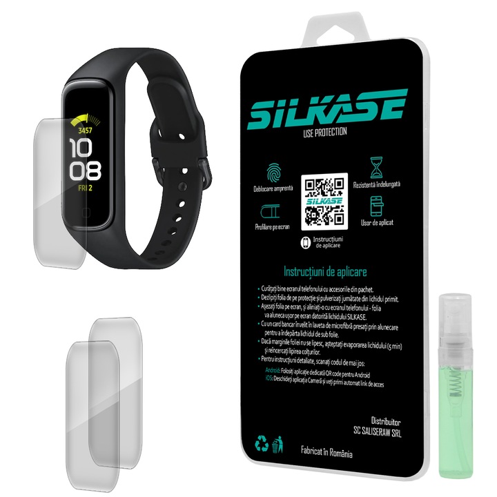 3 db szilikon SILKASE regenerálódó fólia Samsung Fit2, Full-display