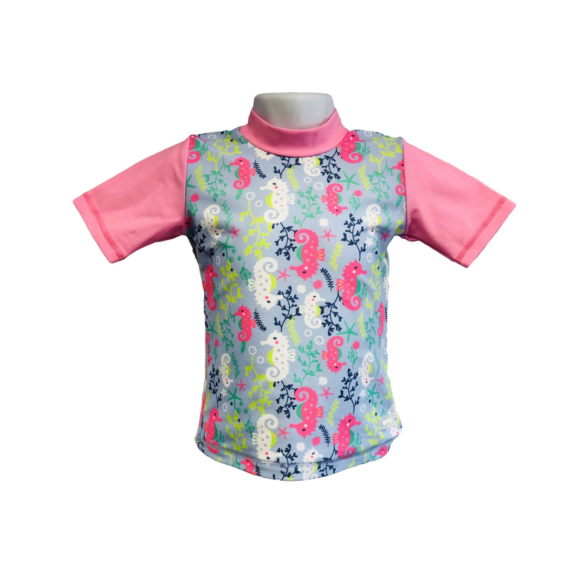 Tricou Inot Plaja-Piscina Fetite lejer, Banz, Sea Horse