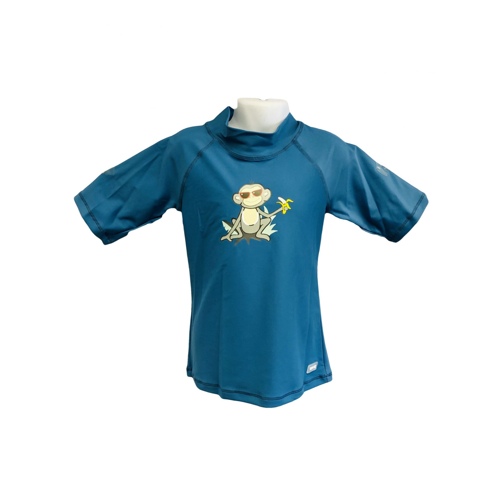 Tricou Inot Plaja-Piscina Fetite lejer, Banz, Petrol Jungle
