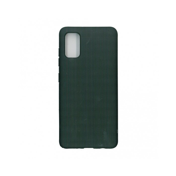Husa Liquid din silicon mat pentru Samsung Galaxy A51, negru