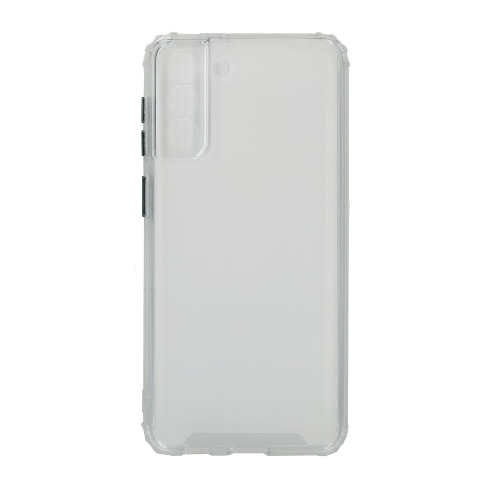 Husa din silicon anti crack, pentru Samsung Galaxy S21 Plus, alb