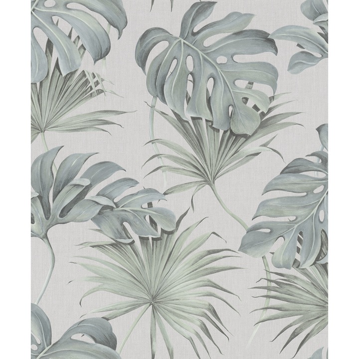 Tapéta modern vinil és mosható levél mintás 32746 méret 0,53m x 10m