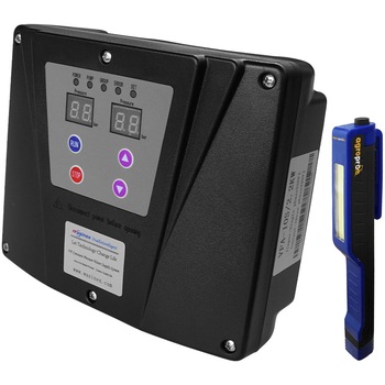 Set controler ProGARDEN VFA-10S VFD, 20-50Hz, 2.2kW, 1x220V-in, 3x220V-out, compact, LED, 1x lanterna LED magnetica Set controler ProGARDEN VFA-10S VFD, 20-50Hz, 2.2kW, 1x220V-in, 3x220V-out, compact, LED, 1x lanterna LED magnetica
