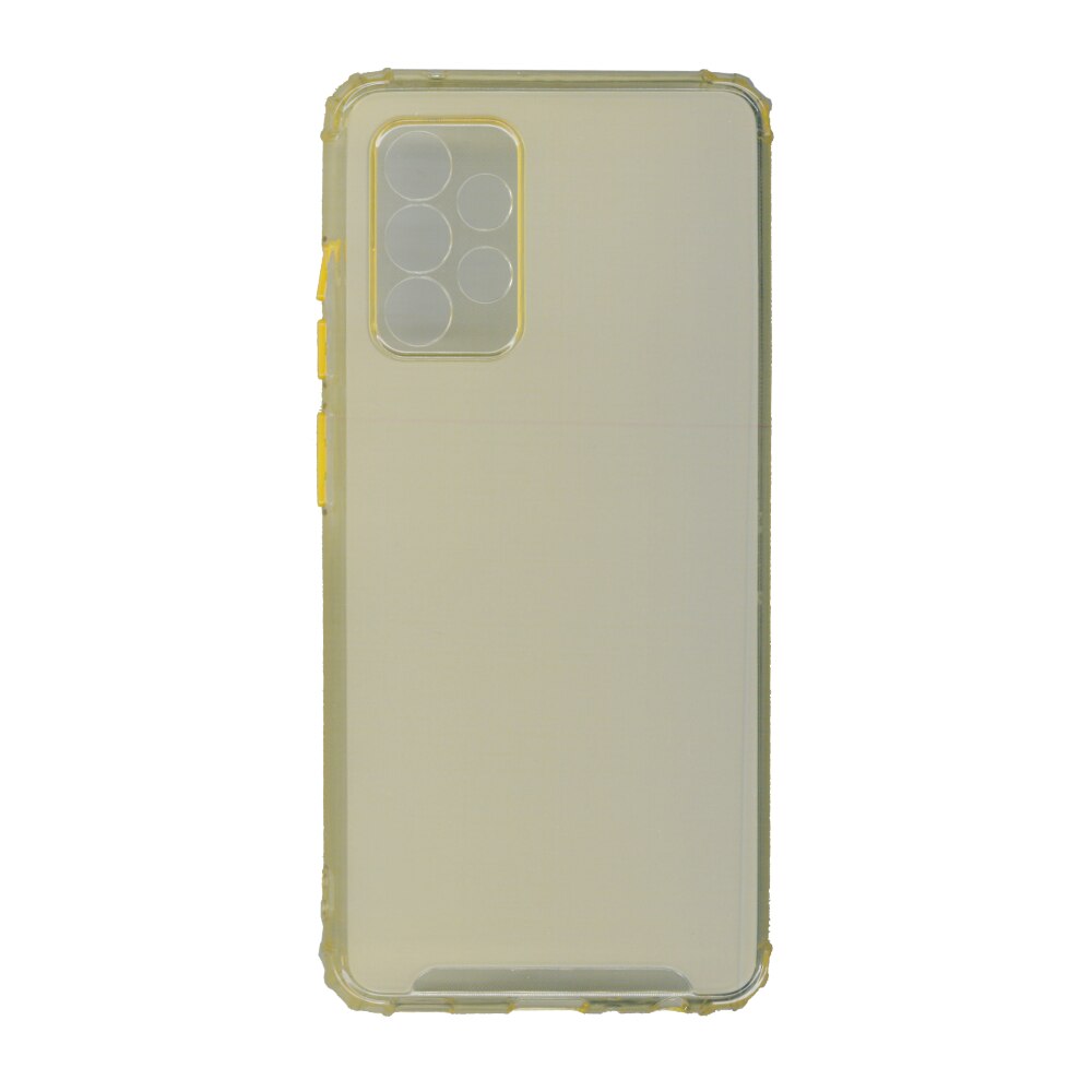 Husa din silicon anti crack, pentru Samsung Galaxy A52, galben
