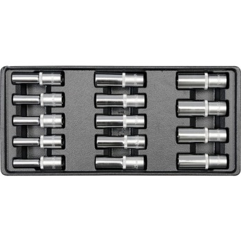 Set 14 chei tubulare Yato 8-21 mm, prindere patrat 1/2 inch Set 14 chei tubulare Yato 8-21 mm, prindere patrat 1/2 inch