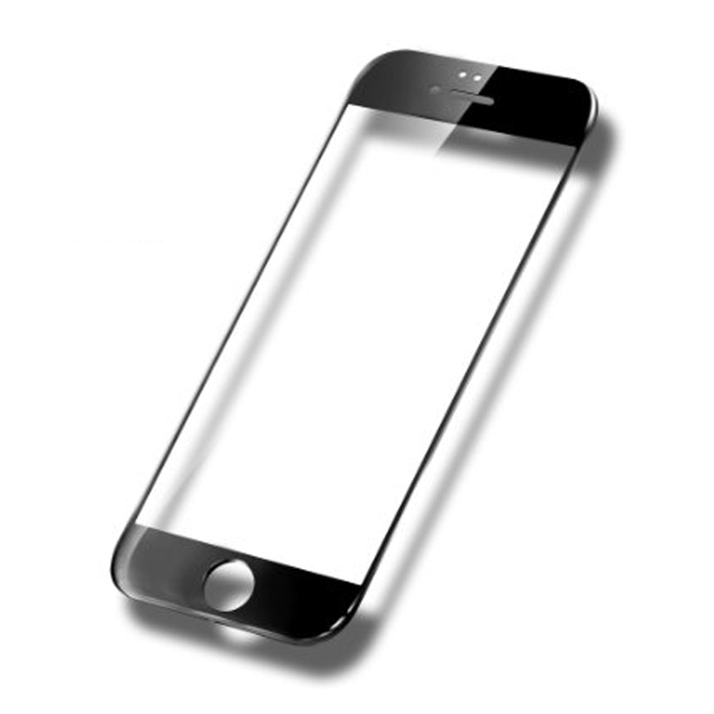 Folie din sticla 3D full size EuroCELL pentru iPhone 6/6S, Negru