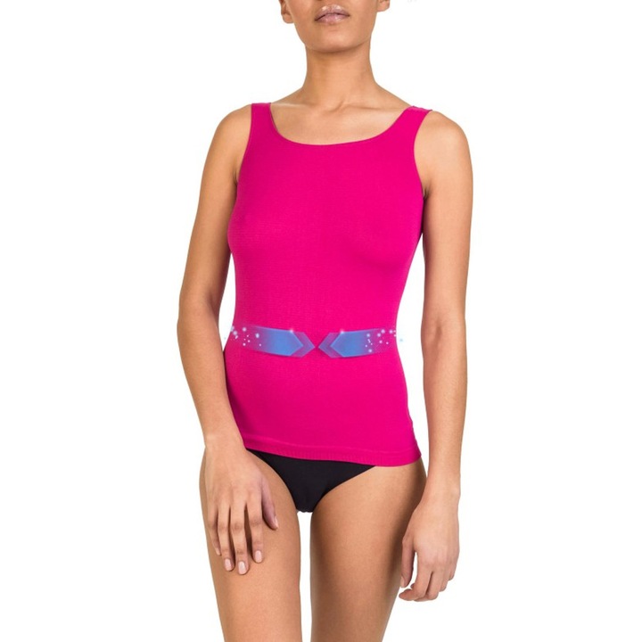 Maiou pentru slabit Skin Up dama negru, Roz inchis