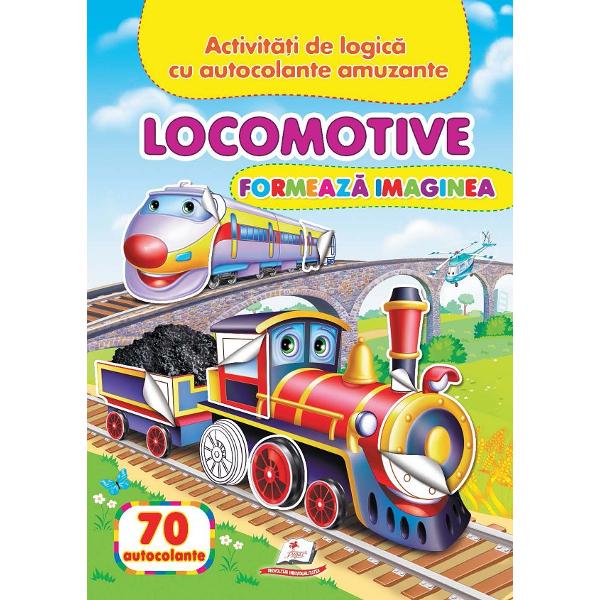 Locomotive: Formeaza imaginea. 70 autocolante