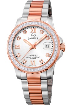 Ceas dama, Jaguar, J894/1, Analogic, Carcasa din otel inoxidabil, 25 mm, 20 ATM, Multicolor Ceas dama, Jaguar, J894/1, Analogic, Carcasa din otel inoxidabil, 25 mm, 20 ATM, Multicolor
