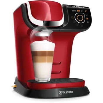 Espressor capsule BOSCH Tassimo My Way 2 TAS6503, 1.3l, 1500W, 15 bar, Rosu-Negru Espressor capsule BOSCH Tassimo My Way 2 TAS6503, 1.3l, 1500W, 15 bar, Rosu-Negru