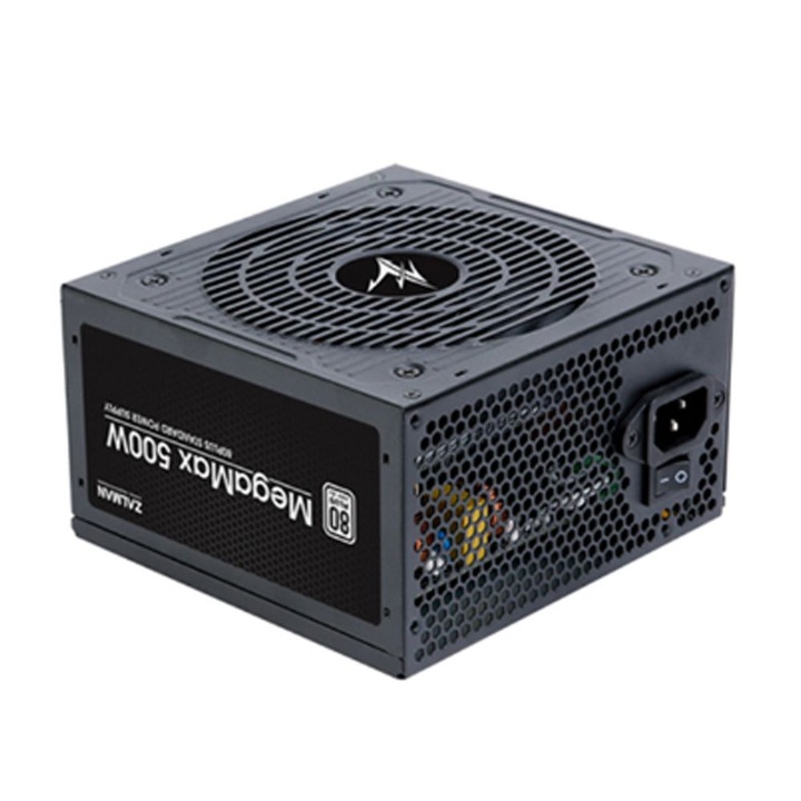 Zalman 500W 80+ MegaMax ZM500-TXII(V2), 180243, Tápegység