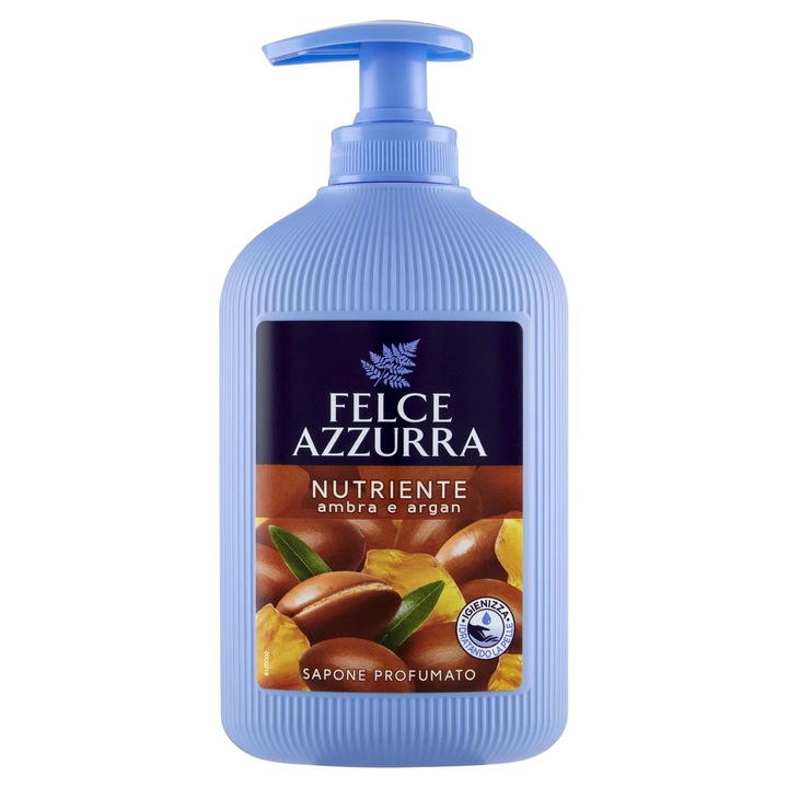 Sapun Lichid Felce Azzurra Ambra e Argan, 300 ml
