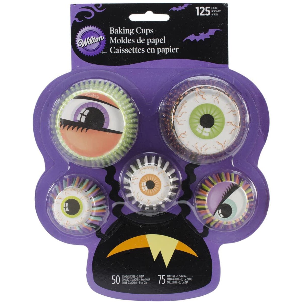 Set hartii briose de Halloween, Wilton, 125 bucati