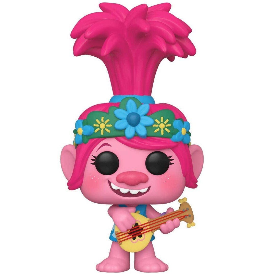 Figurine Pop! Trolls World Tour Poppy w/Guitar
