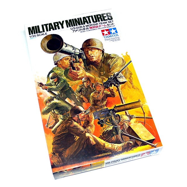 Set Figurine Soldati Tamiya US Gun&Mortar team 8buc 1:35 TAM 35086