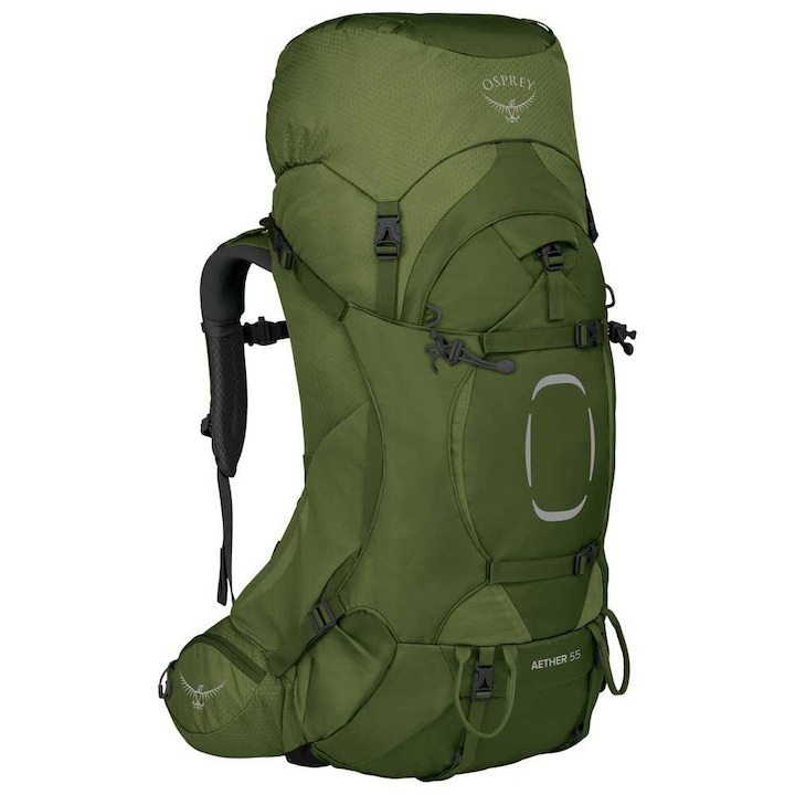 Спортна раница Osprey Aether, 55 L, Найлон, 76 x 38 x 25 cm, Зелена