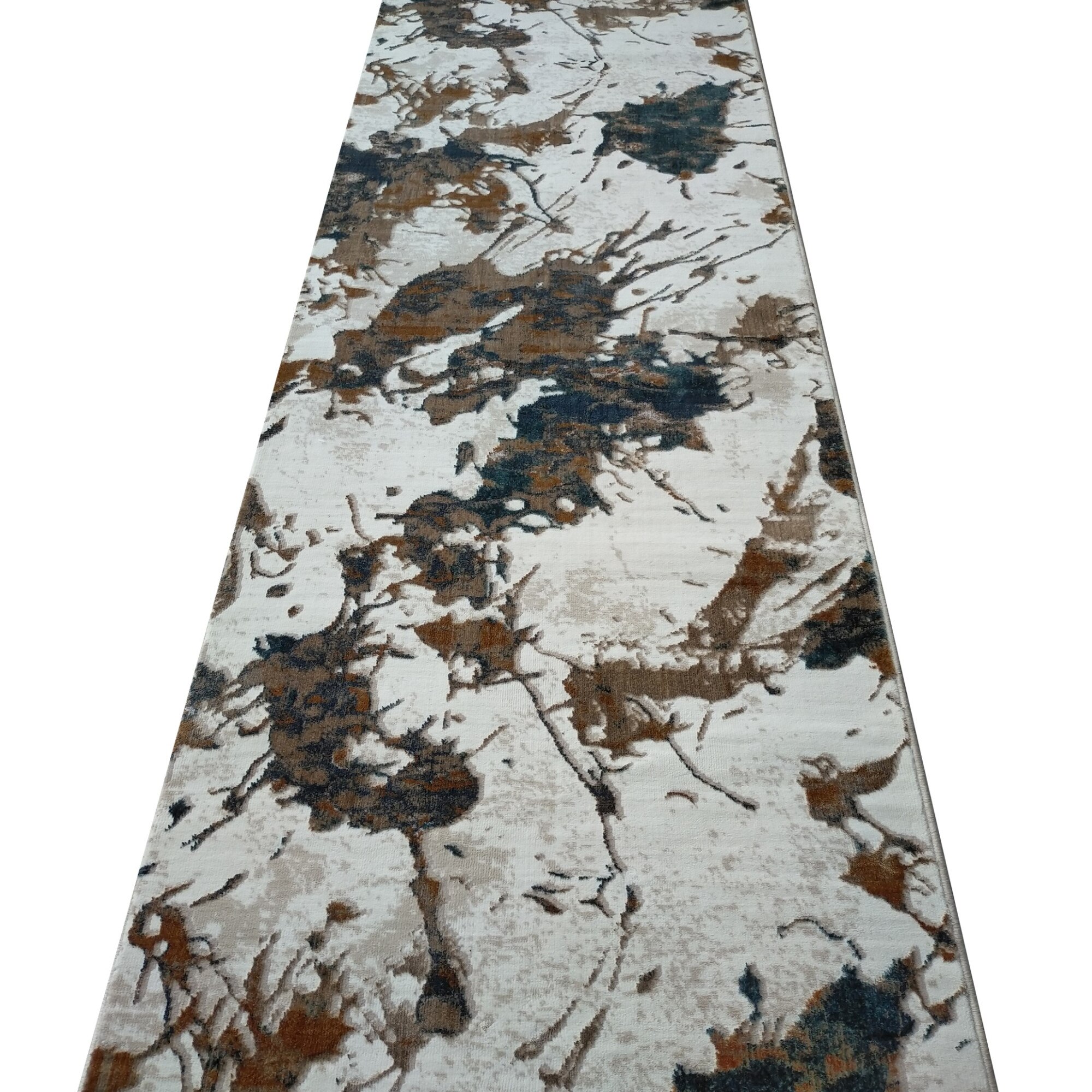 Covor traversa crem / maro 100x180 cm grosime 12 mm, greutate 2,3 kg/mp